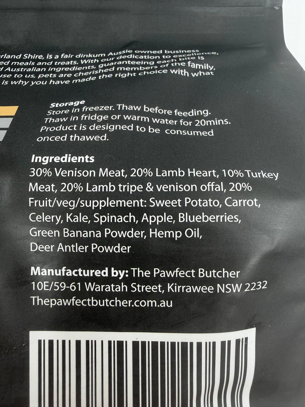 Venison, Lamb & Turkey Blend (1kg)