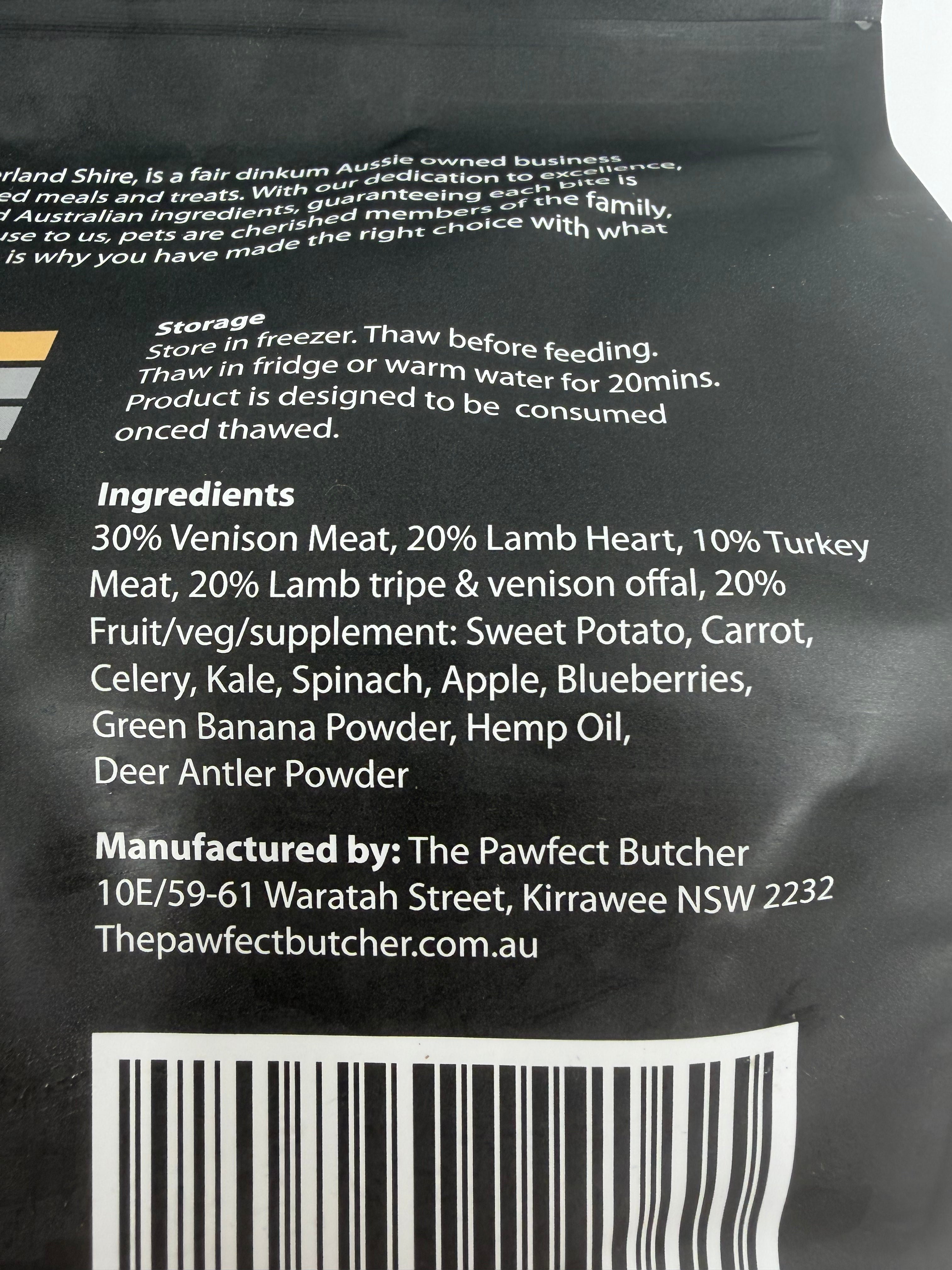Venison, Lamb & Turkey Blend (1kg)