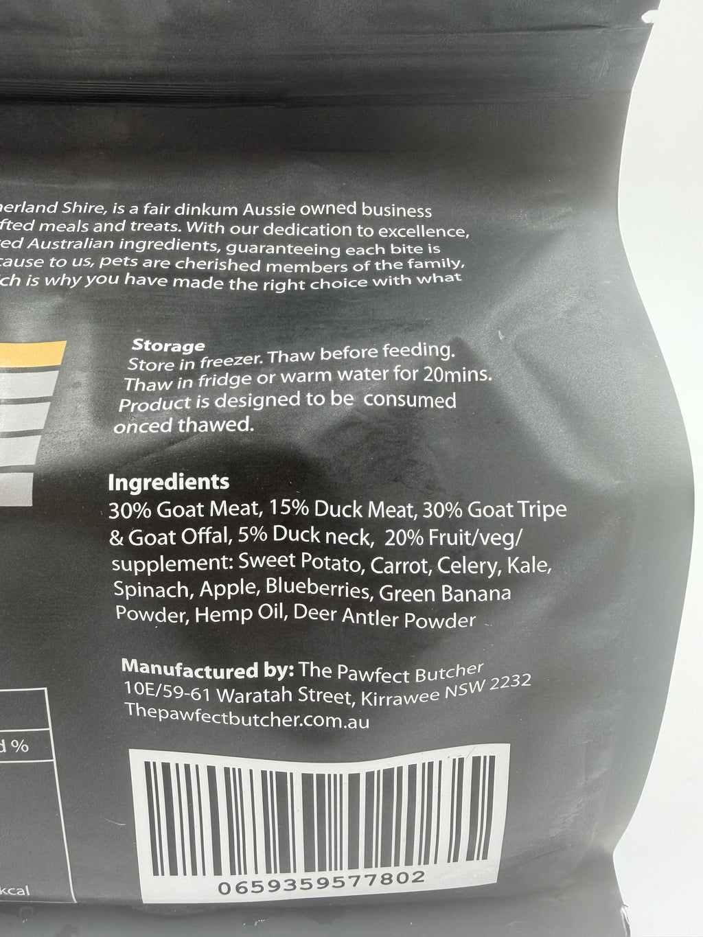 Goat & Duck (1kg)
