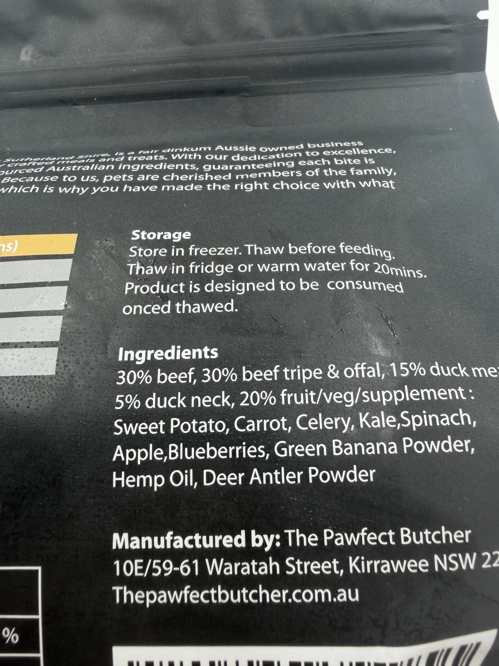 Beef and Duck (1kg)
